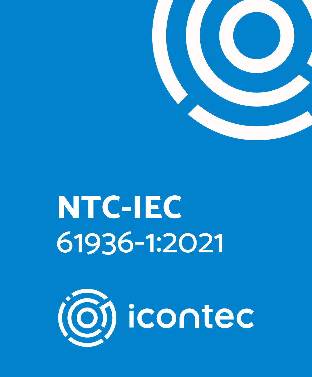 Portada de la publicación Instalaciones de energía superiores a 1 kV c.a. y 1,5 kV c.c. Parte 1: Corriente alterna